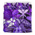 Polynesian Hawaii Bedding Set - Turtle, Hibiscus and Pineapple Purple - Polynesian Pride