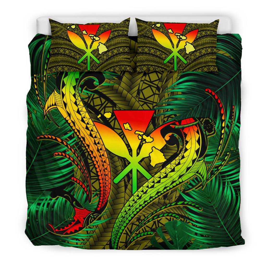 Hawaii Shark Polynesian Tropical Bedding Set - Reggae - Polynesian Pride