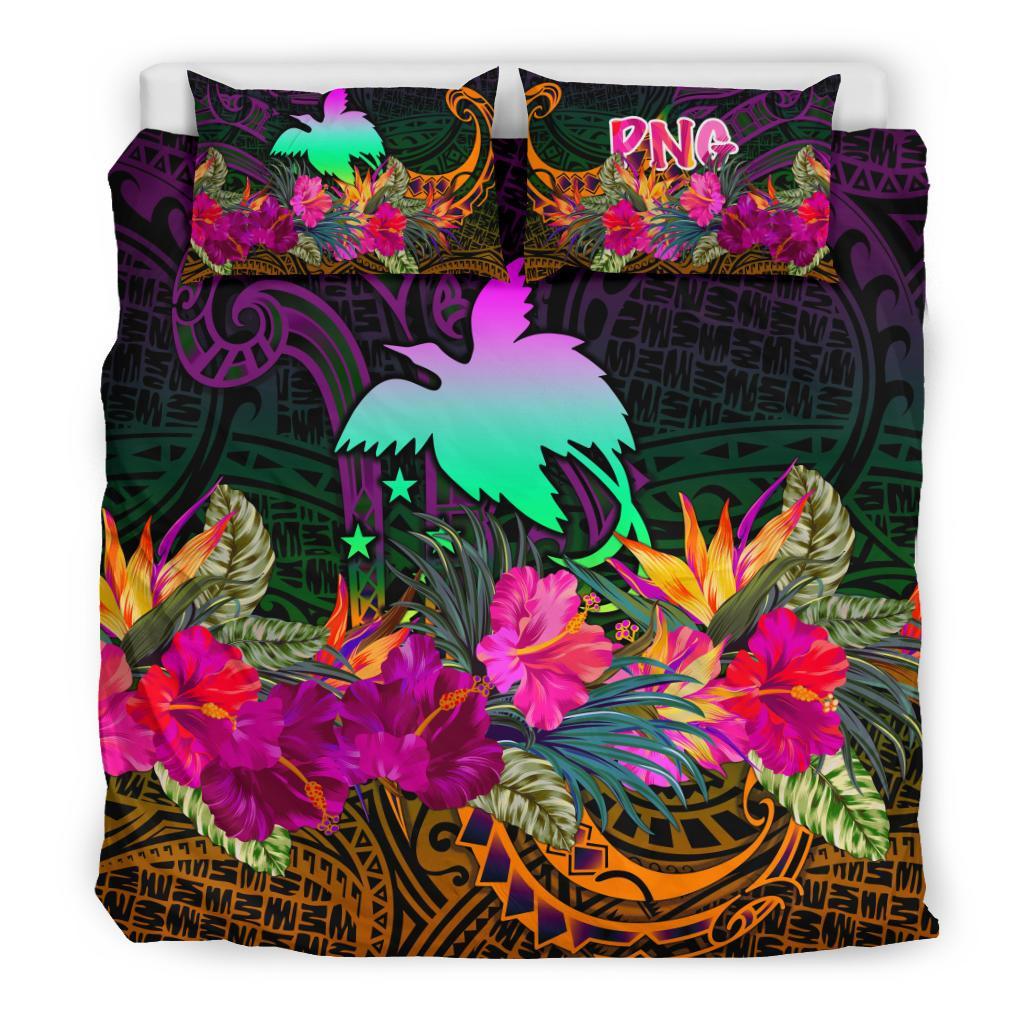 Papua New Guinea Bedding Set - Summer Hibiscus - Polynesian Pride