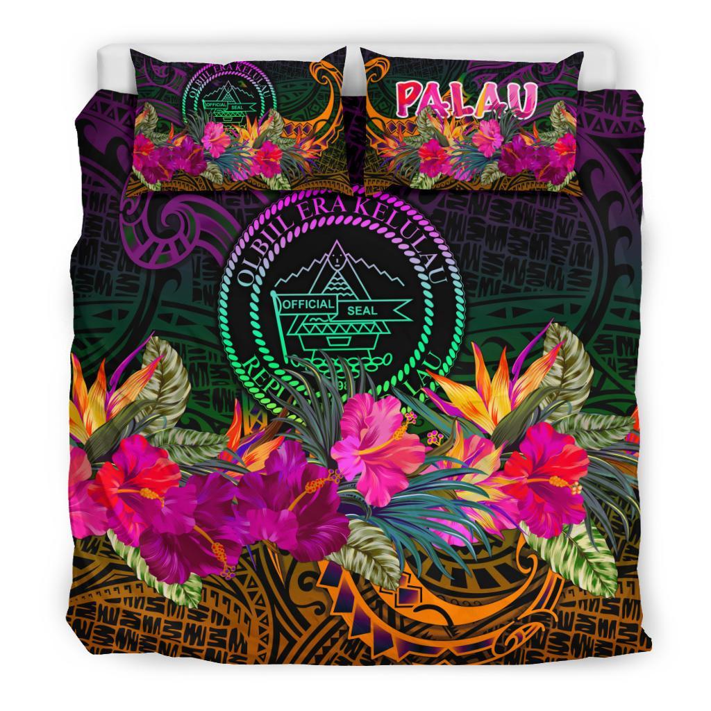 Palau Bedding Set - Summer Hibiscus Reggae - Polynesian Pride