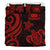 Samoa Polynesian Bedding Set - Red Tentacle Turtle - Polynesian Pride