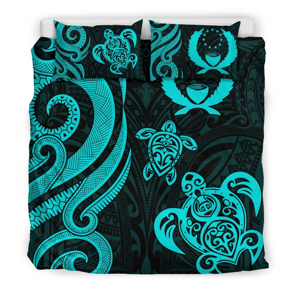 Pohnpei Micronesian Bedding Set - Tentacle Turtle - Polynesian Pride
