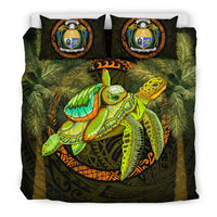 Nauru Bedding Set - Polynesian Turtle Palm Tree - Polynesian Pride
