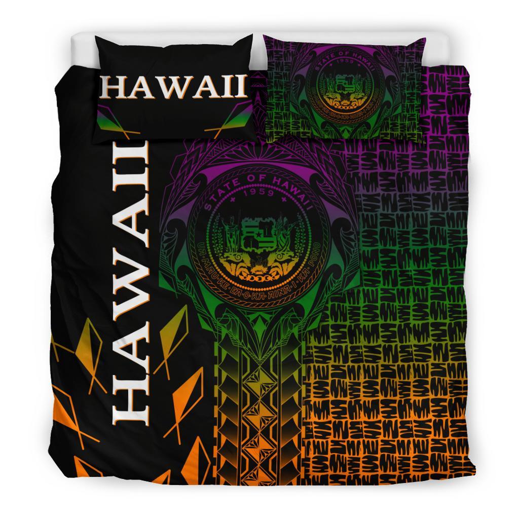Hawaii Bedding Set - Hawaii Seal Rocket Style - Polynesian Pride