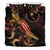 Chuuk Polynesian Bedding Set - Turtle With Blooming Hibiscus Gold - Polynesian Pride