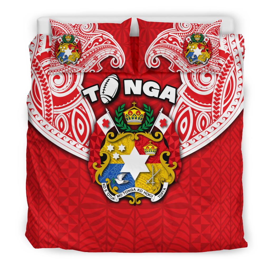 Tonga Rugby Bedding Sets Royal Style - Polynesian Pride