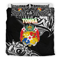 Mate Ma'a Tonga Rugby Bedding Set Polynesian Unique Vibes - Black - Polynesian Pride