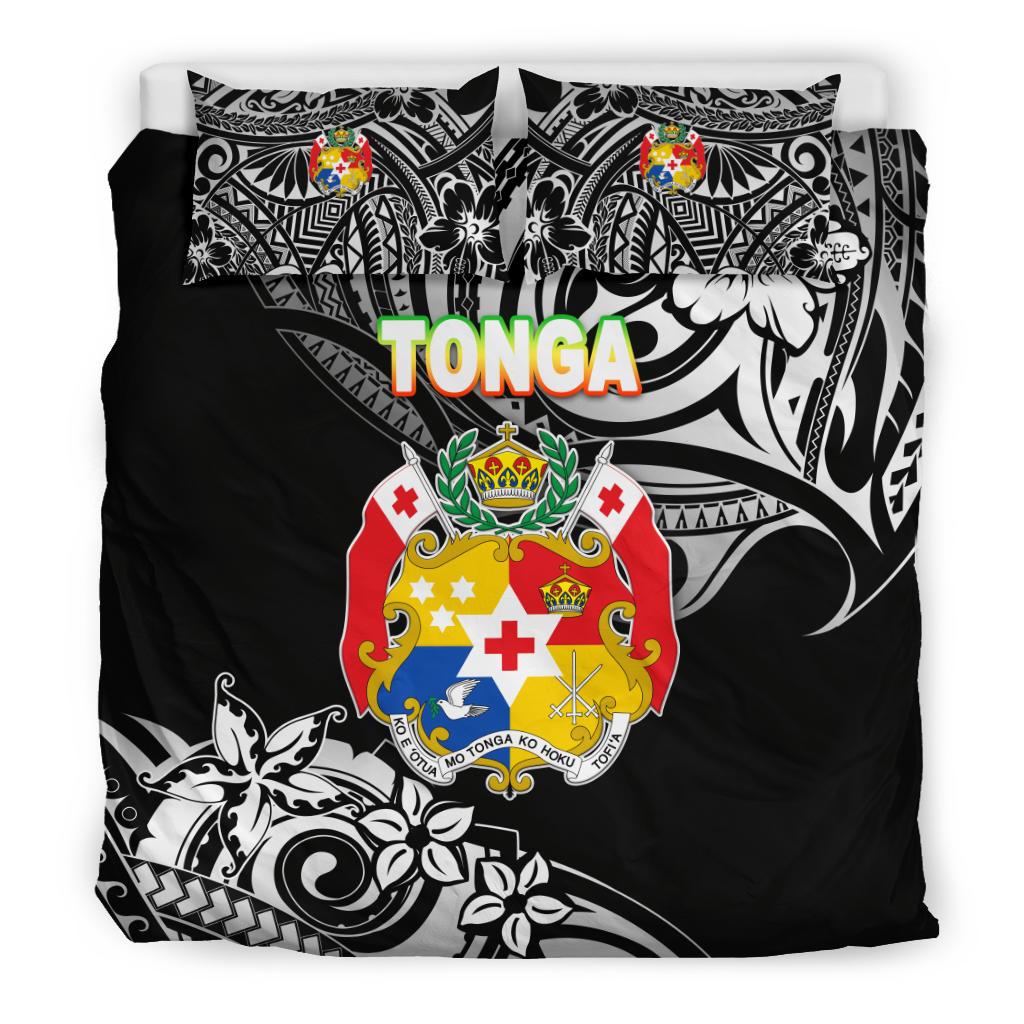 Mate Ma'a Tonga Rugby Bedding Set Polynesian Unique Vibes - Black - Polynesian Pride