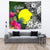 Palau Tapestry - Turtle Plumeria Banana Leaf - Polynesian Pride