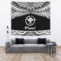 Hawaii Polynesian Tapestry - Hawaii Pride White Version - Polynesian Pride