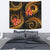 Pohnpei Micronesian Tapestry - Gold Plumeria TAPESTRY Medium 80" x 68" GOLD - Polynesian Pride