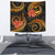 Guam Tapestry - Gold Plumeria TAPESTRY Medium 80" x 68" GOLD - Polynesian Pride