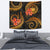 Samoa Tapestry - Gold Plumeria TAPESTRY Medium 80" x 68" GOLD - Polynesian Pride