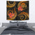 Tuvalu Tapestry - Gold Plumeria TAPESTRY Medium 80" x 68" GOLD - Polynesian Pride