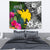 Papua New Guinea Tapestry - Turtle Plumeria Banana Leaf - Polynesian Pride