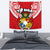 (Custom Personalised) Tonga Rugby Tapestry Royal Style - Polynesian Pride