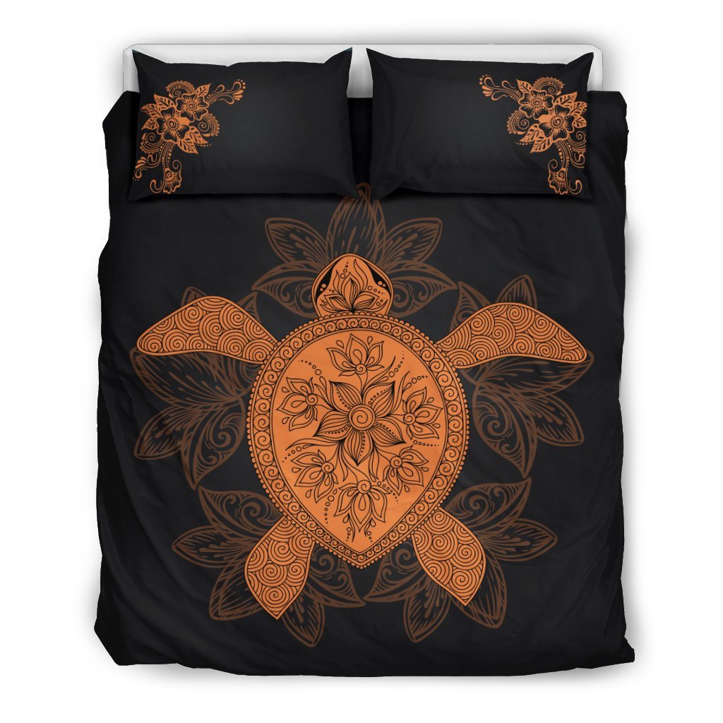Hawaii Duvet Cover Set - Sea Turtle Parttern - Polynesian Pride
