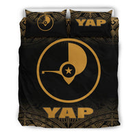 Yap Duvet Cover Set - Gold Fog Style - Polynesian Pride