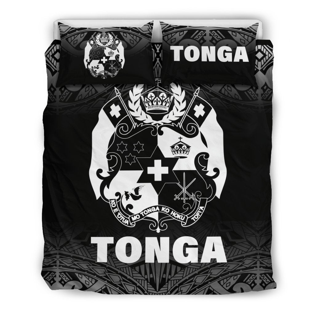 Tonga Duvet Cover Set - Black Fog Style - Polynesian Pride