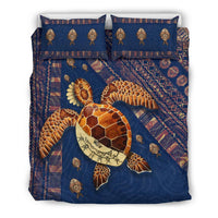 Tonga Duvet Cover Set - Sea Turtle & Fish - Polynesian Pride