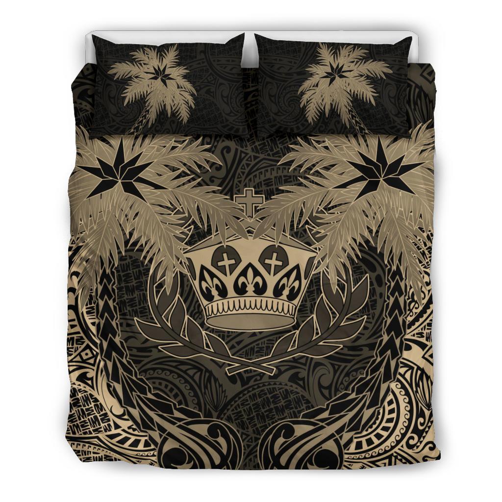 Tonga Duvet Cover Set - Crown Coconut (Duvet Cover) - Polynesian Pride