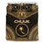 Chuuk Polynesian Chief Duvet Cover Set - Gold Version Gold - Polynesian Pride