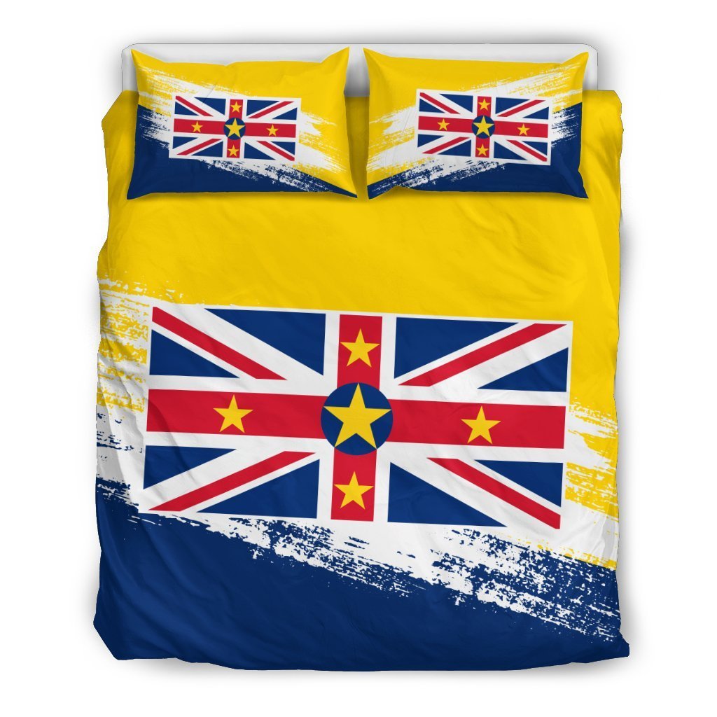 Niue Duvet Cover Set - Niue FLag Premium 1 - Polynesian Pride