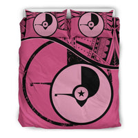 Yap Duvet Cover Set - Yap Flag Tattoo Pink - Polynesian Pride