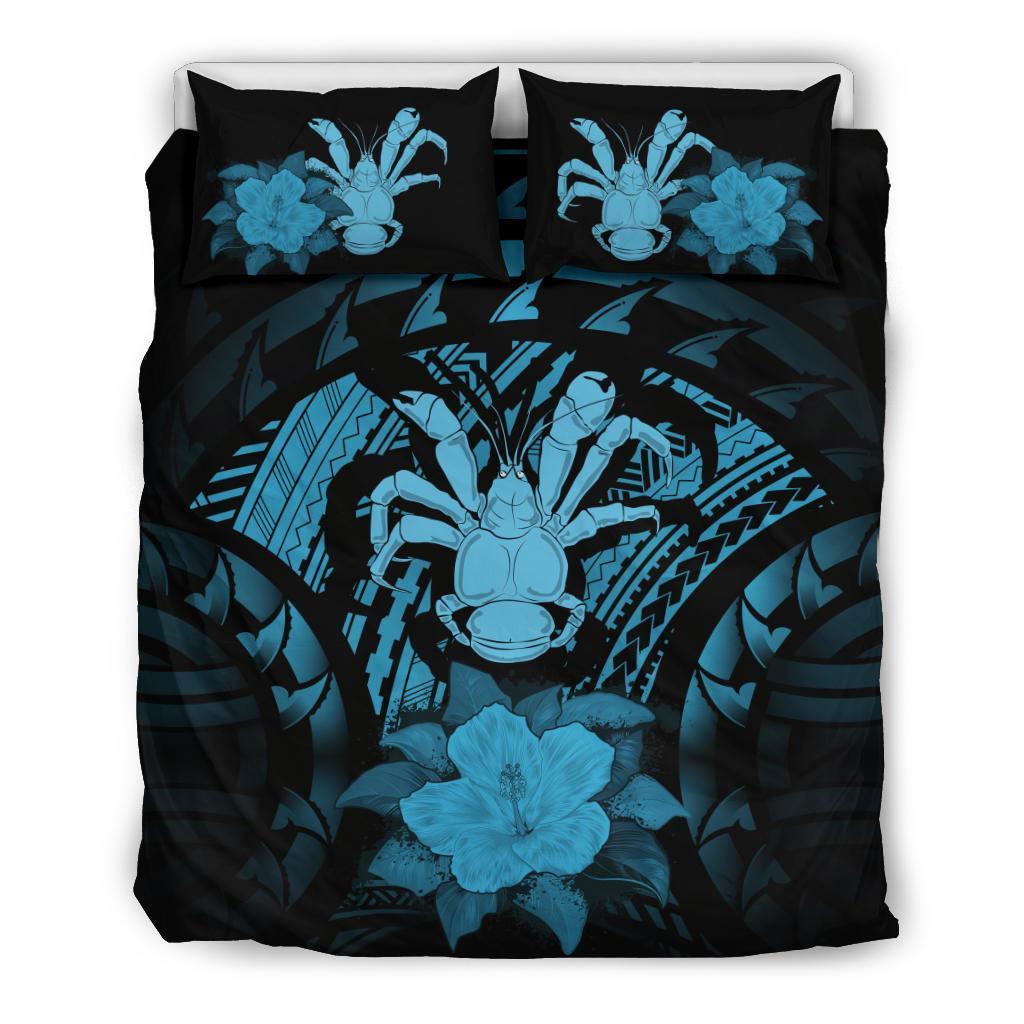 Tonga Duvet Cover Set - Tonga Coat Of Arms & Reggae Hibiscus - Polynesian Pride