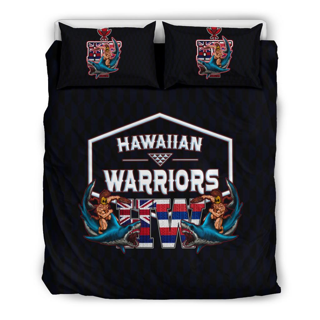 Polynesian Bedding Set - Hawaiian Warrior Duvet Cover Set - Polynesian Pride