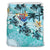 Polynesian Duvet Cover Set - Tahiti Bedding Set Blue Turtle Hibiscus - Polynesian Pride