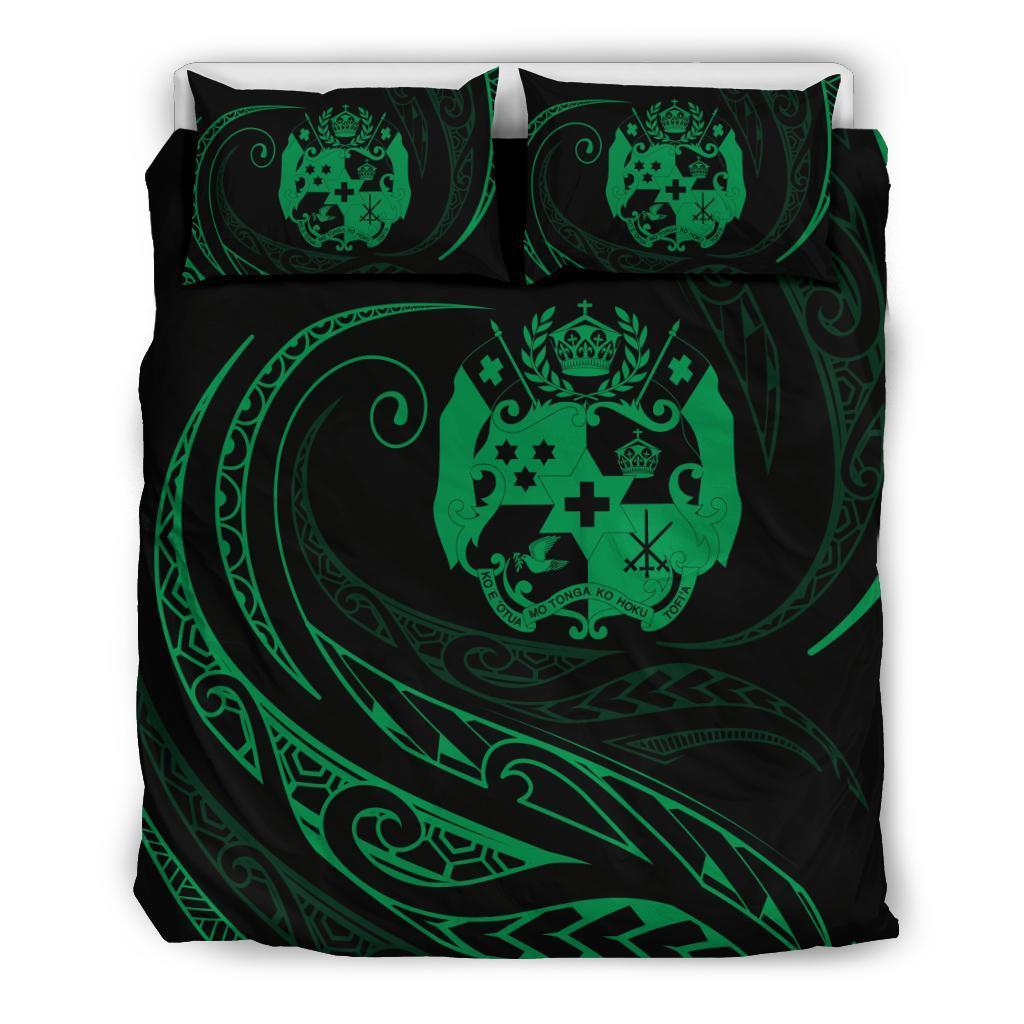 Tonga Bedding Set - Green - Frida Style Green - Polynesian Pride