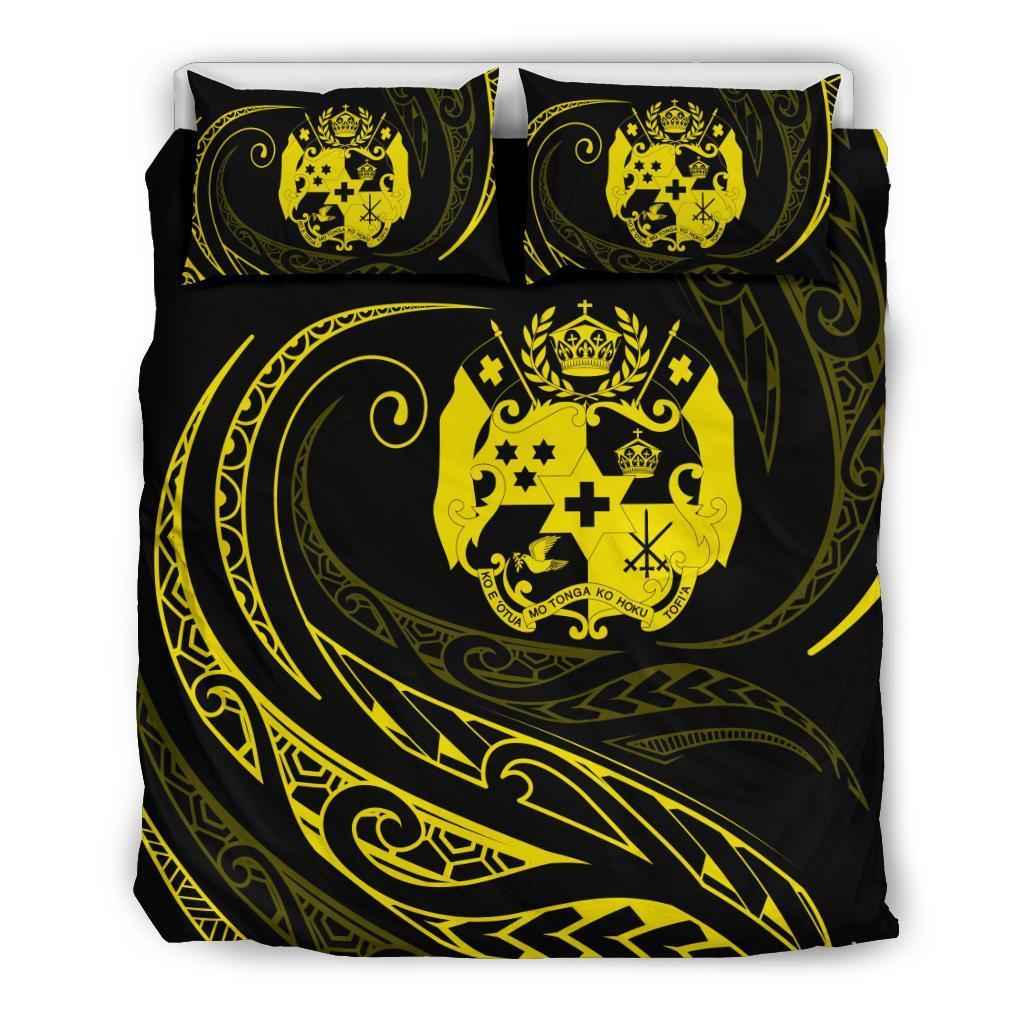 Tonga Bedding Set - Yellow - Frida Style Yellow - Polynesian Pride