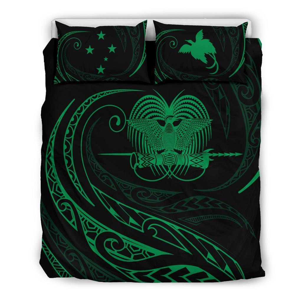 Papua New Guinea Bedding Set - Green - Frida Style Green - Polynesian Pride
