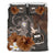 Samoa Bedding Set - Hibiscus Turtle Tribal Brown Brown - Polynesian Pride