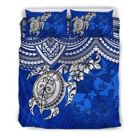 Tonga Polynesian Duvet Cover Set - Blue Turtle - Polynesian Pride