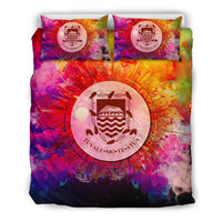 Polynesian Bedding Set Tuvalu Duvet Cover Set Bright Style - Polynesian Pride