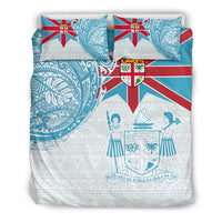 Fiji Polynesian Bedding Set - Fiji Flag Fiji Flag with Coat of Arms - Polynesian Pride
