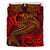 Guam Polynesian Bedding Set - Red Shark Polynesian Tattoo - Polynesian Pride