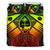 Guam Polynesian Bedding Set - Guam Reggae Seal with Polynesian Tattoo - Polynesian Pride