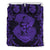 Hawaii Anchor Hibiscus Flower Vintage Bedding Set - AH - Purple Purple - Polynesian Pride