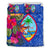 Guam Bedding Set - Hibiscus Polynesian Pattern Blue Version - Polynesian Pride