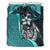 Chuuk Micronesian Bedding Set Turquoise - Turtle With Hook - Polynesian Pride