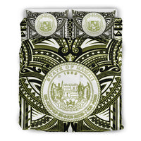 Hawaii Bedding Sets - Polynesian Tattoo & Hawaii Coat of Arm - Polynesian Pride