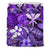 Polynesian Hawaii Bedding Set - Turtle, Hibiscus and Pineapple Purple - Polynesian Pride