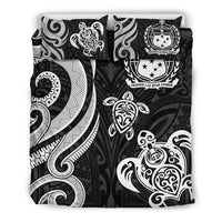 Samoa Polynesian Bedding Set - White Tentacle Turtle - Polynesian Pride