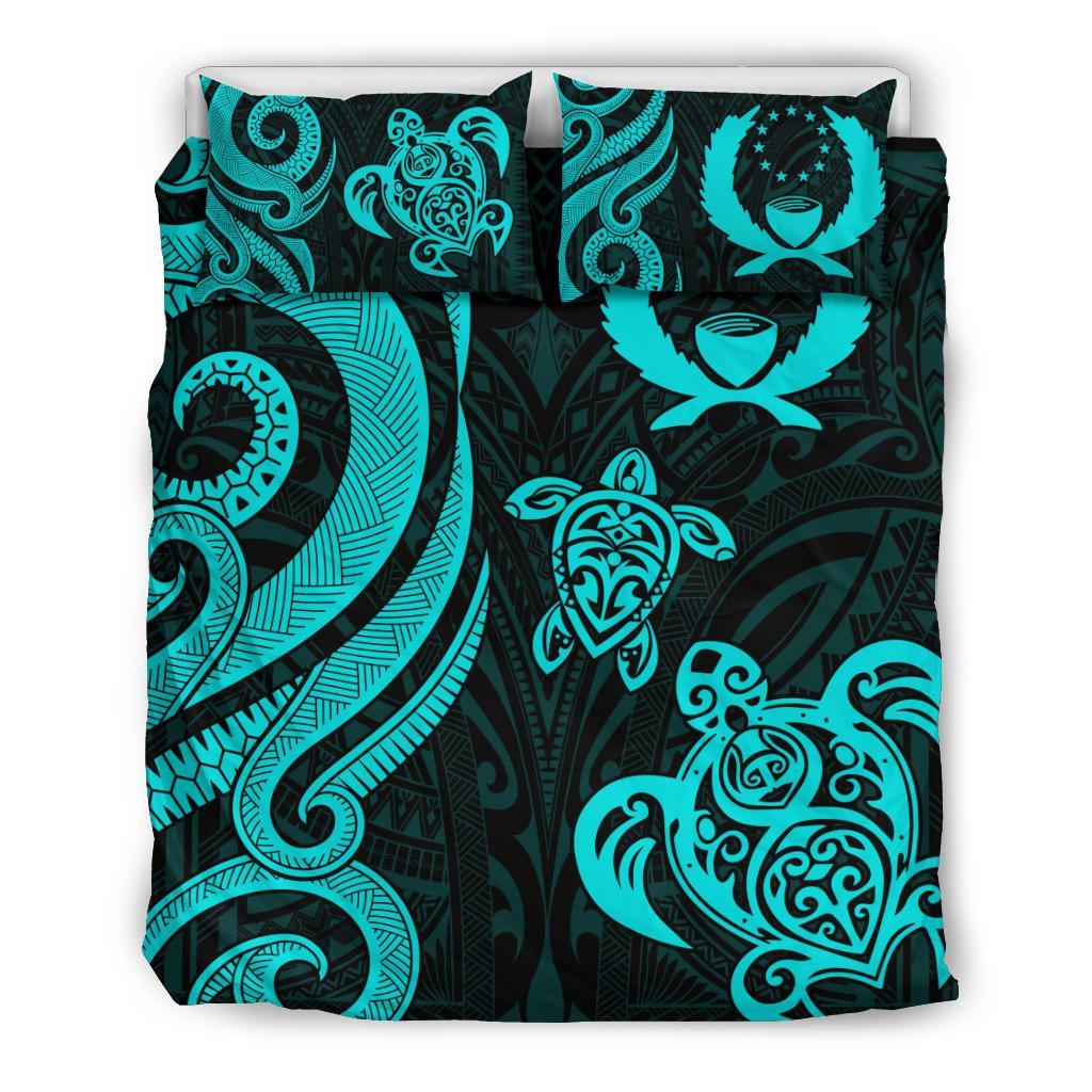 Pohnpei Micronesian Bedding Set - Tentacle Turtle - Polynesian Pride
