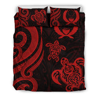 Pohnpei Micronesian Bedding Set - Red Tentacle Turtle - Polynesian Pride