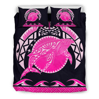 Polynesian Shark Hawaii Bedding Set - Pink - Hi Style Pink - Polynesian Pride