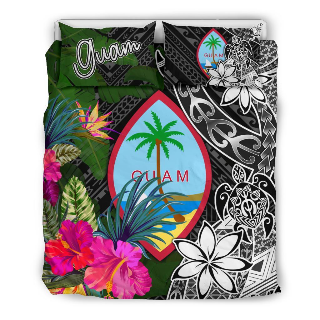 Guam Bedding Set - Turtle Plumeria Banana Leaf - Polynesian Pride